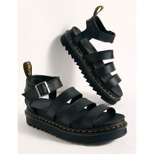 Dr. Martens Women's Blaire Platform Gladiator Sandal in Black Size 9‎